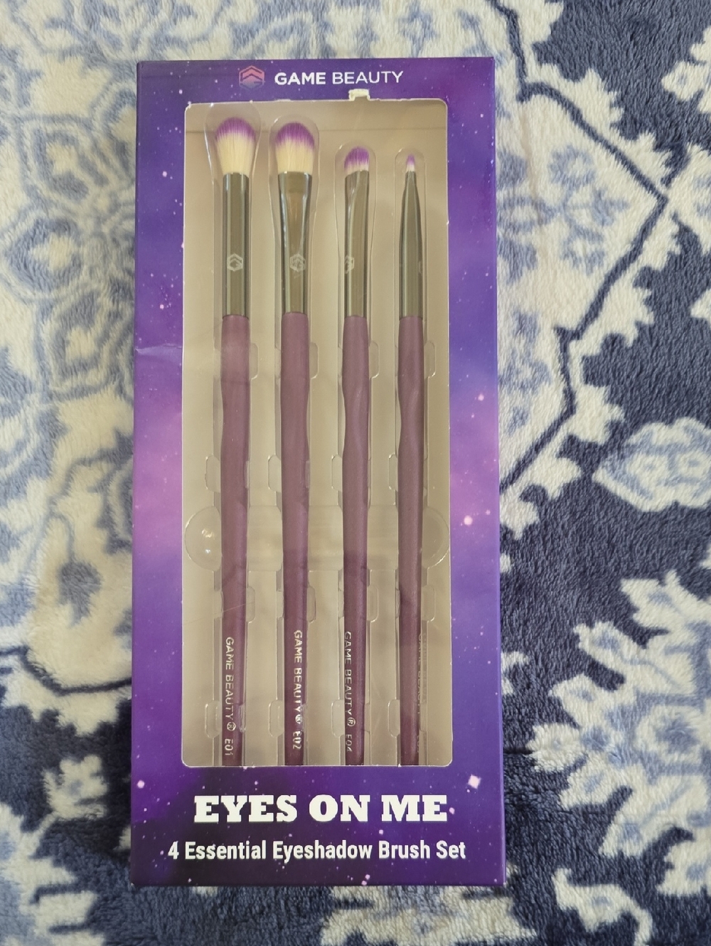 Game Beauty "Eyes On Me" Purple Eyeshadow Brush Set